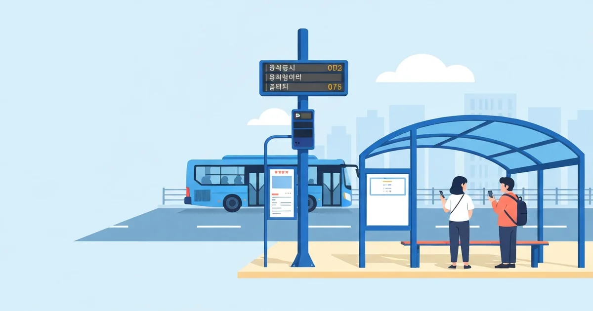 Bus Stop in Korean: 버스 정류장 and Seoul's Buses Explained — hero image